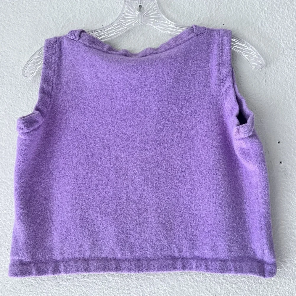 Vintage‎ St John's Sport Wool Halter Top Crop Disco Tank Purple Toddler Girls S